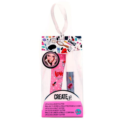 Picture of CREATE IT - LIP GLOSS & BODY GLITTER SILVER